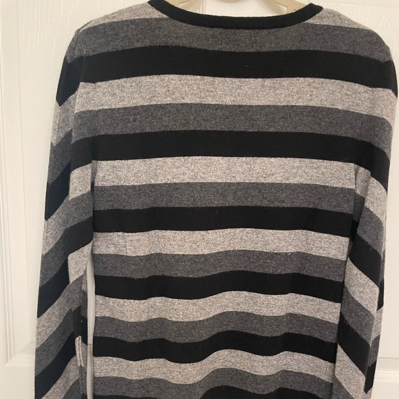 Marc O' Polo stripe sweater made in Turkey wool/viscose/ Angora/cashmere medium - Picture 6 of 6